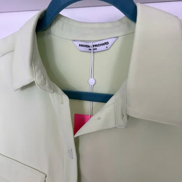 AMANDA UPRICHARD Green Edith Mini Dress NWT sz S w/our belt - Picture 4 of 8